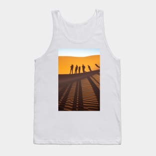 People on the sand hill. Tank Top